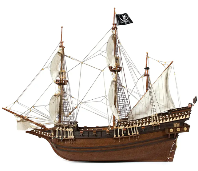 Occre 1/100 Buccaneer 3-Masted 17th-18th Century Pirate Sailing Ship (Beginner Level) Kit