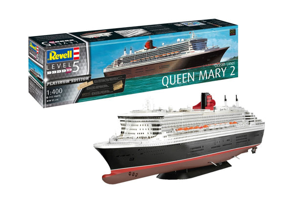 Revell Germany Ship 1/400 Queen Mary 2 Platinum Edition Kit