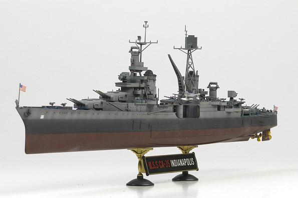 Academy 1/350 USS Indianapolis CA35 Heavy Cruiser Kit