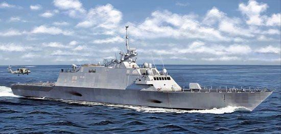 Cyber-Hobby Ships 1/350 USS Freedom LCS1 Littoral Combat Ship Kit