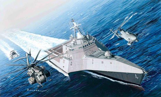Cyber-Hobby Ships 1/700 USS Coronado LCS4 Littoral Combat Ship Kit