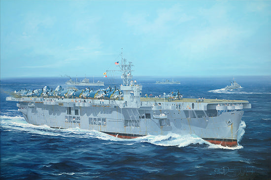 Trumpeter 1/350 USS CVE26 Sangamon Aircraft Carrier (New Tool) Kit