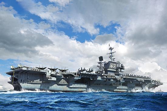 Trumpeter Ship 1/700 USS John F Kennedy CV67 Aircraft Carrier (Variant of Kitty Hawk) Kit