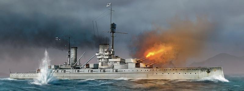 ICM Model Ships 1/700 WWI German SMS König Battleship Kit