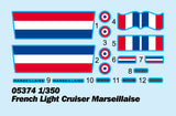 Trumpeter 1/350 French Marseillaise Light Cruiser Kit