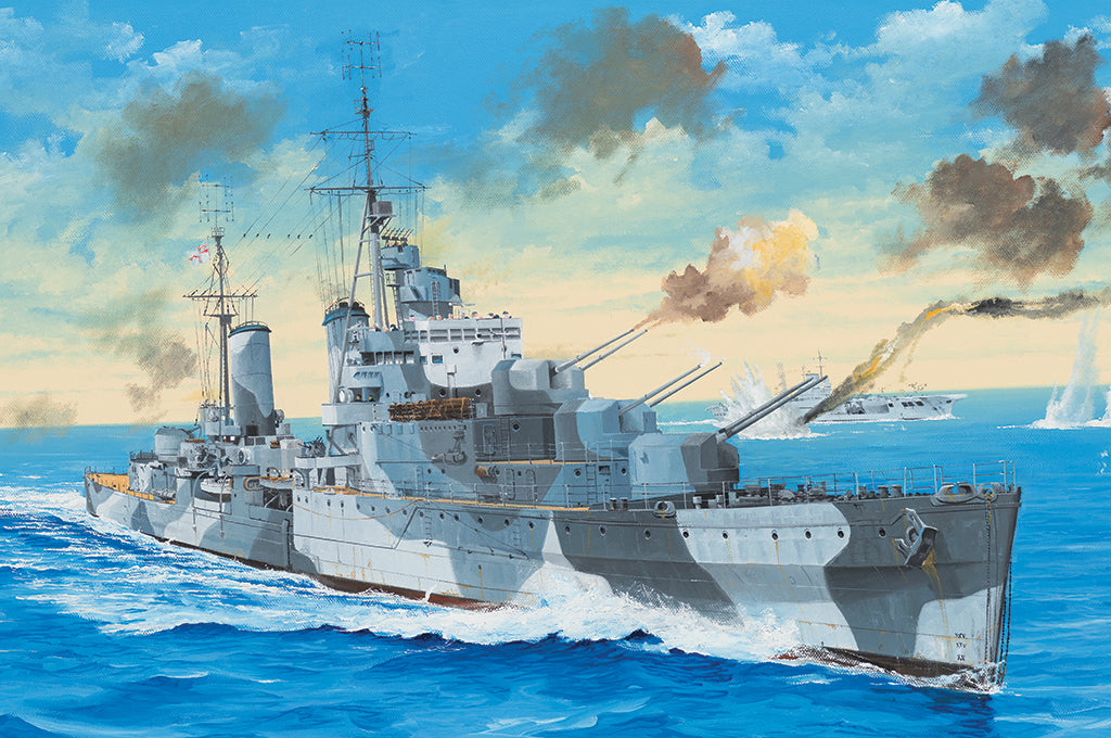 Trumpeter 1/350 HMS Naiad British Light Cruiser (New Tool) Kit