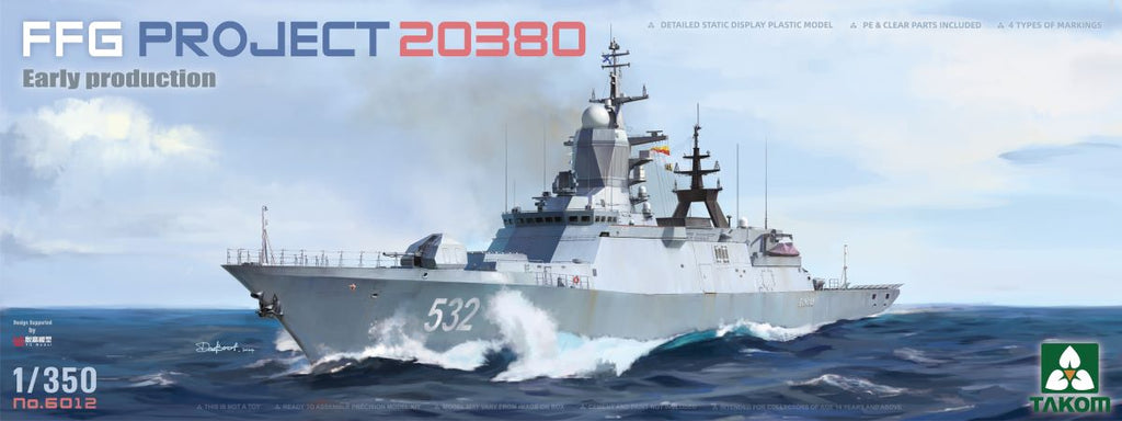 Takom Ships 1/350 Russian FFG Project 20380 Early Production Frigate (New Tool) Kit