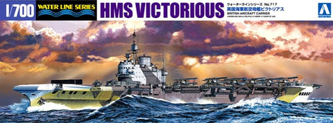 Aoshima 	1/700 HMS Victorious Aircraft Carrier Waterline Kit