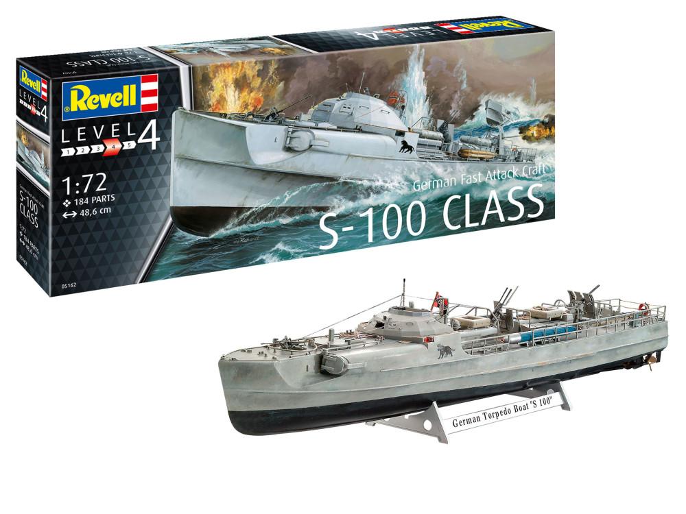 Revell Germany 1/72 German Fast Attack Craft S-100 Kit