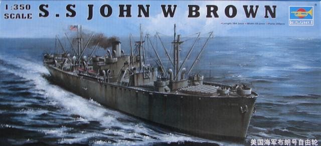 Trumpeter 1/350 SS John W Brown Liberty Ship Kit