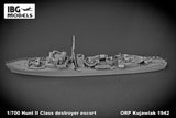 IBG Model Ships 1/700 ORP Kujawiak 1942 Hunt II Class Destroyer Escort Kit