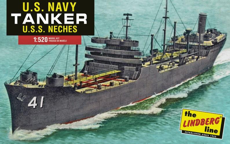 Lindberg 1/525 US Navy Kennebec Class Tanker Ship Kit
