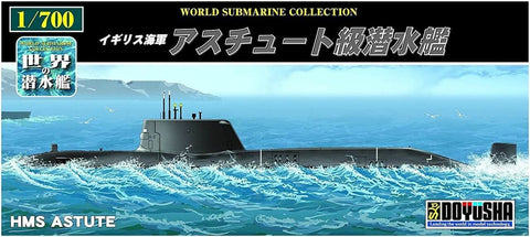 Doyusha 1/700 HMS Astute Submarine Kit