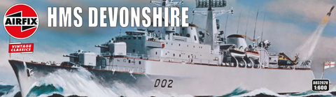 Airfix 1/600 HMS Devonshire Destroyer Kit