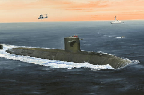 Hobby Boss Model Ships 1/350 French Sub Triomphant Kit