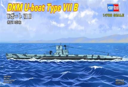 Hobby Boss Model Ships 1/700 U-Boat Type VII B Kit