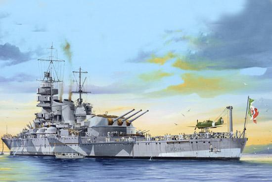 Trumpeter 1/350 RN Roma Italian Navy Battleship 1943 Kit