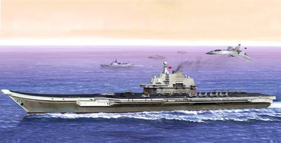 Trumpeter 1/350 PLA Chinese Navy Aircraft Carrier, Yet Unnamed Kit Media 1 of 3