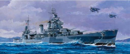 Trumpeter Ship Models 1/700 USS San Francisco CA38 Heavy Cruiser 1944 Kit