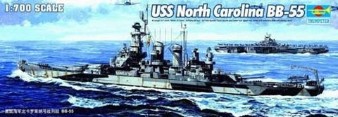 Trumpeter 1/700 USS North Carolina BB55 Battleship Kit