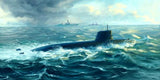 Trumpeter 1/144 Japanese Soryu Class Attack Submarine Kit