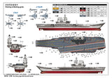Trumpeter 1/700 PLA Chinese Navy Type 002 Aircraft Carrier (New Variant) Kit