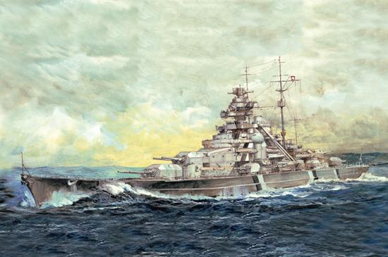I Love Kit Ships 1/700 German Bismarck Battleship 1941 w/Detail Up Set Kit