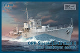 IBG Model Ships 1/700 ORP Slazak 1943 Hunt II Class Destroyer Escort Kit
