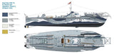 Italeri Model Ships 1/35 Vosper MTB 74 With Crew Kit