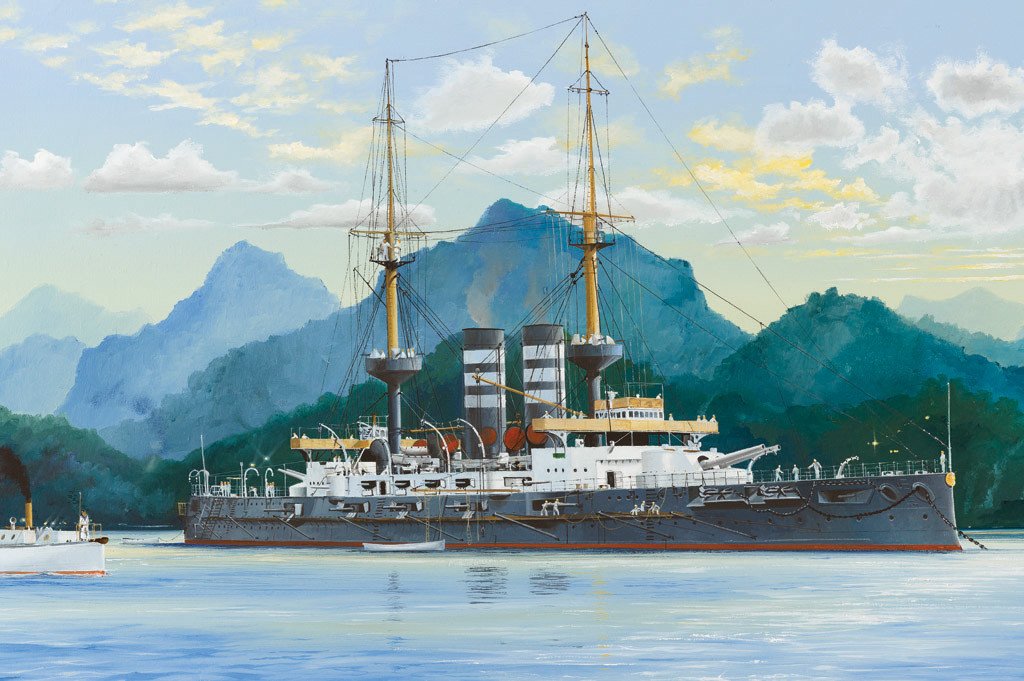 Hobby Boss Model Ships 1/200 Japanese Battleship HIJMS Mikasa 1902