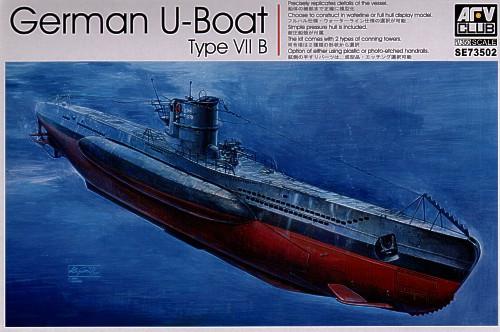 AFV Club Ships 1/350 German U-Boat Type VII B Submarine Kit