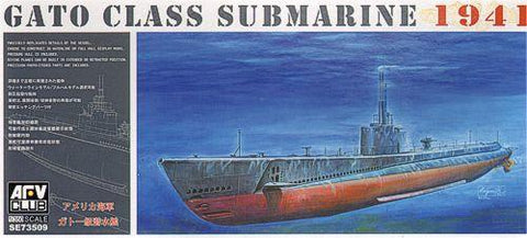 AFV Club Ships 1/350 USS Gato Class Submarine 1941 Kit