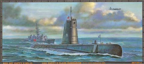 AFV Club Ships 1/350 USN Guppy II Class Submarine Kit