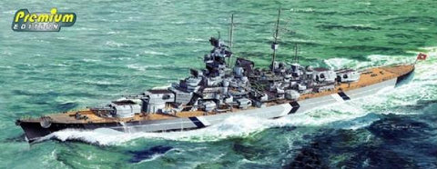 Dragon Model Ships 1/700 German Bismarck Battleship Kit TOS
