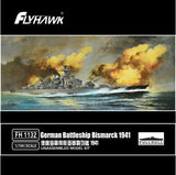 Flyhawk Model 1/700 German Battleship Bismarck 1941