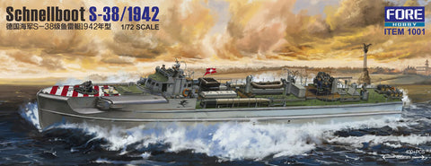 Fore Hobby 1/72 WWII German Schnellboot S-38/1942 Kit