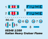 Trumpeter 1/350 Italian Fiume Heavy Cruiser (New Variant) Kit