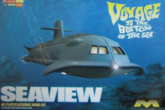 Moebius Models 1/128 Voyage to the Bottom of the Sea: Seaview 8-Window Submarine Movie Version Kit
