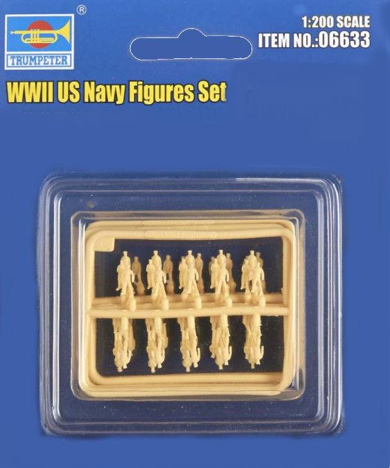 Trumpeter 1/200 WWII USN Figure Set (60) Kit
