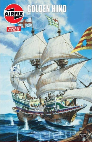 Airfix Ship Models 1/72 Golden Hind Sailing Ship (Re-Issue) Kit