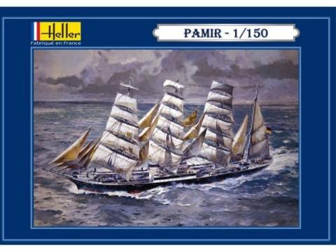 Heller Ships 1/150 Parmir 4-Masted Sailing Ship Kit