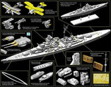 Dragon Model Ships 1/700 Sink the Bismarck: German Bismarck Battleship & RN Swordfish Aircraft 1941 Kit OS
