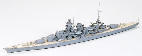 Tamiya Model Ships 1/700 German Scharnhorst Battleship Waterline Kit